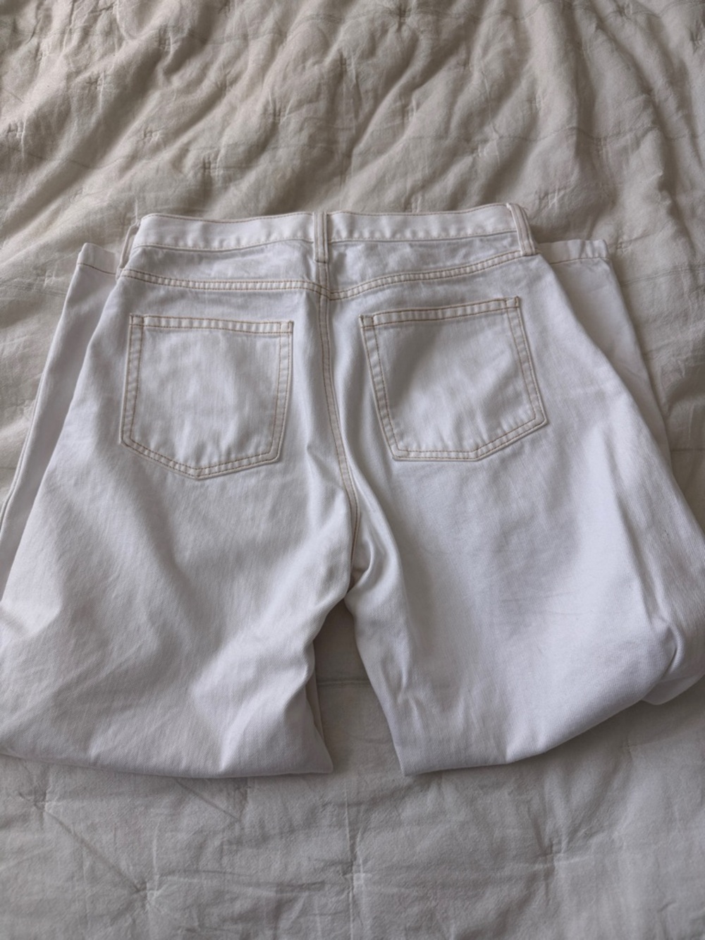 Gap White Barrel-Leg Carpenter Jeans - Picture 4 of 4